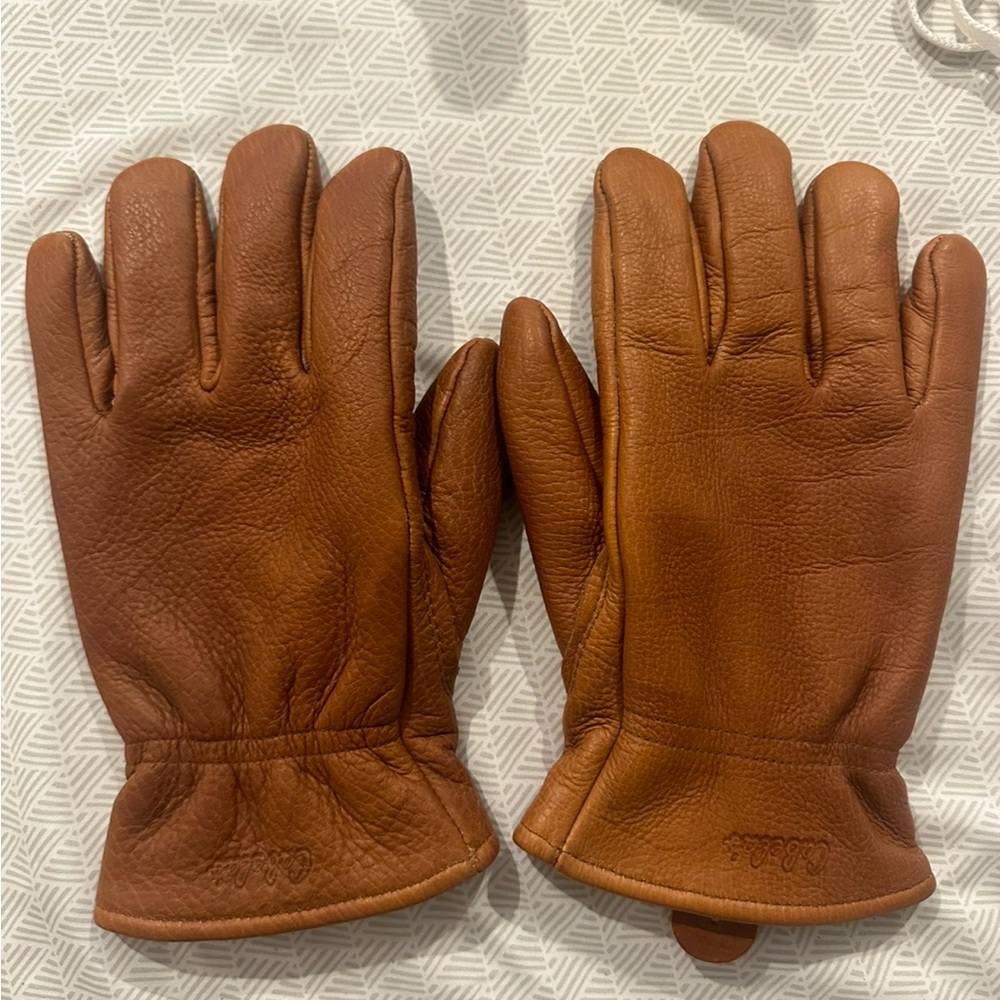 Cabelas thinsulate lined Buffalo/bison leather gloves XXL